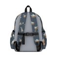 thumbnail image 3 of Highland Cow and Flower Print Backpack for School, Cute School Bag with Adjustable Shoulder Straps and Padded Back, 13.4"x11"x4.7", 3 of 5