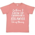 thumbnail image 3 of Inktastic Future Lawyer Like Mommy Boys or Girls Toddler T-Shirt, 3 of 5