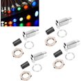 thumbnail image 4 of 20pcs 5mm LED Light Holder Bezel Moun, Light?Emitting Diode Flat Metal，Copper Round Panel Mount Display for Light-emitting Diode Lighting, 4 of 7
