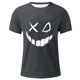 thumbnail image 4 of Camisetas de Cuello de la Tripulación de los Hombres de Poliéster Impreso en Seco Rápido, Cuello Redondo de Corte 3D para Gimnasio, Carrera, Ciclismo Y Ocasional, 4 of 4