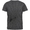 thumbnail image 1 of Halloween Giant House Spider Spider Web All Over Dark Heather Adult T-Shirt, 1 of 2