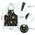 thumbnail image 7 of Black Christmas Gnome and Gift Pattern Kids Aprons for Girls and Boys,Adjustable Neck Strap Toddler Aprons for Kids Cooking Baking, 7 of 7
