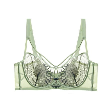 HHH 3202 Sexy Lace Lingerie Women s Thin Ultra-Thin Breathable Push up Accessory Breast Push up Anti-Sagging Mulberry Silk Bra Set