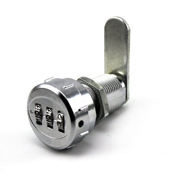 Mechanical Password Cam Lock, 3 Digit Combination Camlock, Code Combination Cam Lock Security Lockscolour:silver1pcs