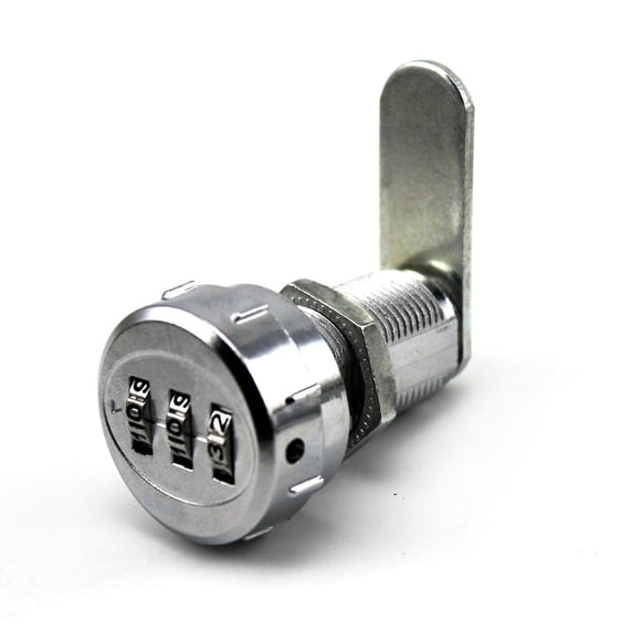 Mechanical Password Cam Lock, 3 Digit Combination Camlock, Code Combination Cam Lock Security Lockscolour:silver1pcs