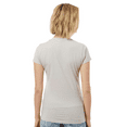 thumbnail image 3 of Tultex Fine Jersey Slim Fit T-Shirt for Women, Short Sleeve Crewneck Silver Tee, L, 3 of 4