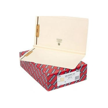 Smead 19595 1 1/2 Inch Expansion Folders, Two Fasteners, 1/3 Top Tab, Legal, Manila, 50/Box