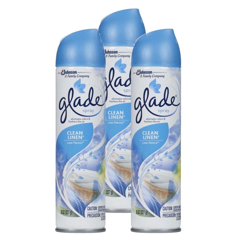 Glade Room Spray Odor Eliminator and Air Freshener 8 oz (227 g) Clean