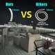 thumbnail image 4 of Luces LED tipo cuerda FOEERS de 10 m, blancas, para exteriores, impermeables, 110 V, 4 of 9
