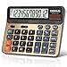thumbnail image 3 of Desktop Calculator Extra Large 5-Inch LCD Display 12-Digit Big Number Accounting Calculator with Giant Response Button, Battery & Solar Powered, Perfect for Office Business Home Daily Use(OS-6815GN), 3 of 4