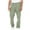 Green cargo pants for men, variant on USSUMA Men's Casual Cargo Pants with Pockets Stretch Waist Straight Fit Relaxed Cargo Pants Lightweight Hiking Cargo Pants