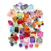 Cousin DIY Acrylic Bead Assortment Mix, Rainbow Colors, AJM65022015, 2500 Piece, Adult