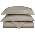 thumbnail image 1 of Cotton Rich 600 Thread Count Solid Duvet Cover Set  Twin-Grey, 1 of 4