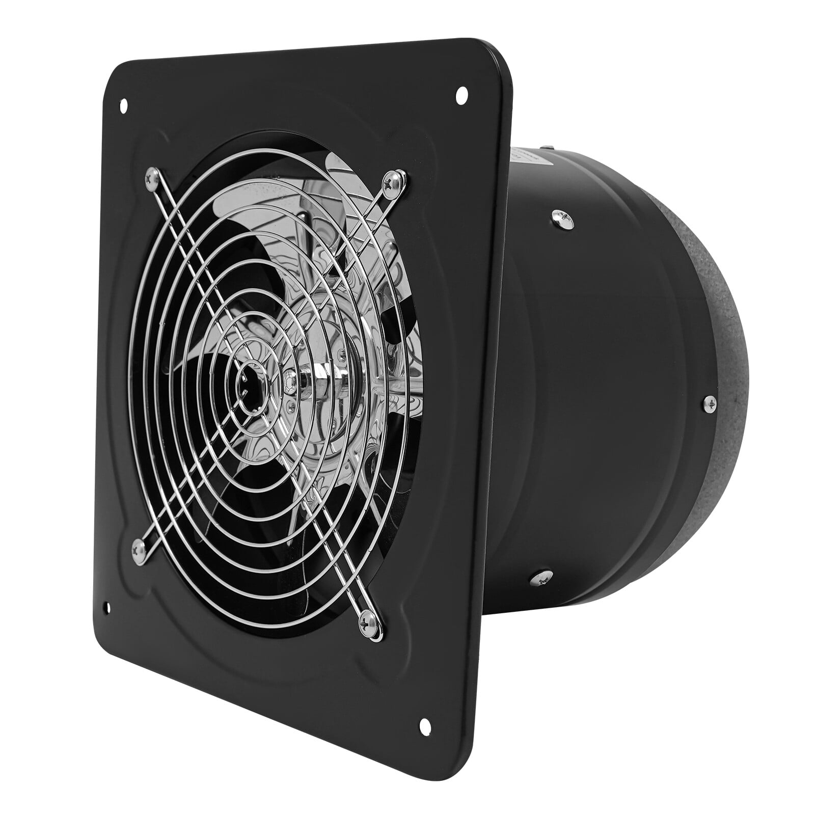 80W Exhaust Fan, 7-Blade Copper Motor, 2600r/min, Auto Backdraft Damper, Wall/Window Mount for Kitchen/Bathroom