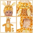 thumbnail image 3 of AlevRam 4 Sets 18 inch Baby Dolls Clothes 18" Doll Bodsuit Cute Animales Pattern Doll Clothes for 18 Inch Doll Great Gift Idea for Kids Girls Ages 3+, 3 of 6