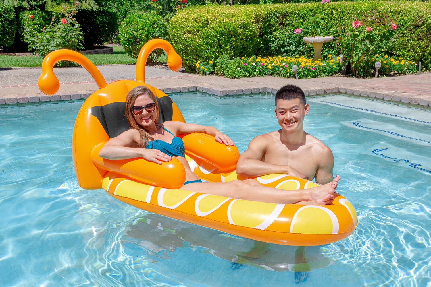 Poolmaster Waterbug Lounge - Inflatable Swimming Pool Float
