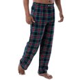 Fruit of the Loom Men's Flannel Pajama Top and Bottom Pajama Set