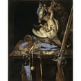 thumbnail image 3 of Willem van Aelst 15x18 Black Modern Framed Museum Art Print Titled - Still Life with Hunting Gear (1664), 3 of 5