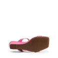 thumbnail image 4 of Sandalia DREAM PAIRS Cuña 6.5 Rosa Fucsia Punta Cuadrada PU, 4 of 6