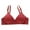 Red Bra for Women, variant on AINIYS Cleavage Bra Soft Cup Bra Wireless Bralette Thin Fabric Bralettes Breathable Everyday Bras Lift and Support Push-Up Bra Secure Fit Bra for Women Dark Blue 36