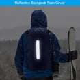 thumbnail image 4 of Waterproof Backpack Rain Cover, Non-Slip Cover with Vertical Reflective Strap Stay Dry for Hiking, Camping, Hunting, 4 of 5