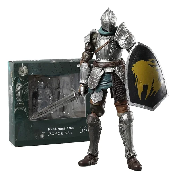 Figura de acción Figma 590 con armadura estriada de Demon's Souls, modelo de colección, muñeca, juguete de regalo