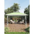 thumbnail image 4 of Riedhoff 13x13ft Pop up Gazebo with Mosquito Net & Double Roof for Patio Backyard Garden,Olive Green, 4 of 9