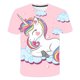 thumbnail image 1 of Camiseta de unicornio para niños, camisetas bonitas de unicornio para niños y niñas, camisetas de dibujos animados para niños y bebés, ropa 6T Gao Jinjia LED, 1 of 2