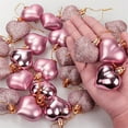 thumbnail image 4 of 12 Pcs Valentine's Day Heart Ornaments Heart Shaped Hanging Ornaments Christmas Tree Heart Baubles Plastic Heart Decoration for Xmas Mother’s Day Wedding Home Party Tree Centerpiece Decor Rose Gold, 4 of 9