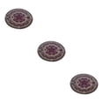 thumbnail image 3 of ZheElen Cartoon Rug - Classic Style Easy To Clean Non-toxic Anti-skid Particles Safe Round Carpet Yellow Line Starts 60cm 3Set, 3 of 6