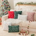 thumbnail image 5 of Soft Faux Fur Fuzzy Cute Decorative Throw Pillows Covers with Snowflake Glitter Printed Pillowcases for Christmas Decor Home Bed Room Sofa Chair Couch, 5 of 5