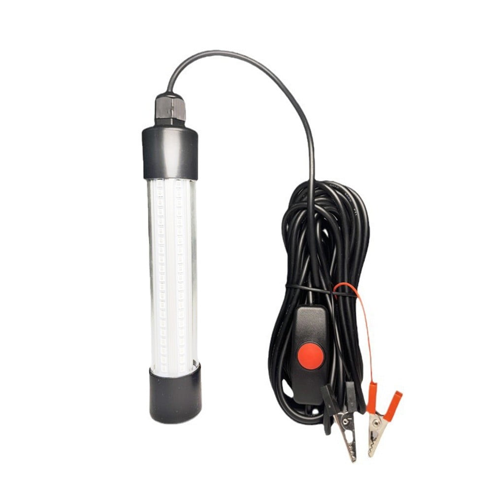 12V/24V LED Submersible Fishing Light 13W Squid Bait Lure Shrimp Fishing Lamp, green