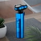 thumbnail image 5 of Afeitadora eléctrica para hombres, recortadora de barba con 3 cabezales flotantes, afeitadora, lavable, recargable por USB, 5 of 8