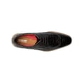 thumbnail image 4 of Stacy Adams Alario Wingtip Oxford Croco Leather Shoes Black 25725-001, 4 of 7