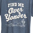 thumbnail image 3 of Instant Message - Find Me Over Yonder - Women's Short Sleeve Graphic T-Shirt, 3 of 6