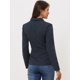 thumbnail image 4 of Blusa Elegante de Manga Larga con Solapa para Mujer Azul marino S, 4 of 6