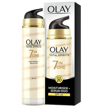 nationale vlag poeder Turbulentie Olay Total Effects 7-in-1 Broad Spectrum SPF 15 Anti-Aging Moisturizer with  Sunscreen 3.4 fl. oz. Carded Pack - Walmart.com