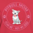 thumbnail image 3 of CafePress - PITBULL MOM Women's Dark T Shirt - Women's Traditional Fit Dark T-Shirt, 3 of 4