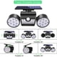 thumbnail image 5 of 2 piezas de lámparas solares para uso en exteriores, lámpara solar LED, luz solar súper brillante con sensor de movimiento, luz de pared de seguridad, luz de pared impermeable, jardín WD.WDQZL Lámparas e Iluminación, 5 of 12