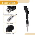 thumbnail image 3 of Inyector de combustible Unique Bargains 1 Pc No.0261500297/FX239F593AC para motor de Jaguar F-Pace 2018, coincidencia de flujo de combustible, 3 of 7