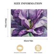 thumbnail image 3 of JRXY  Purple Flower Canvas Wall Art, Set of  Floral Picture Canvas Print Wall Decor for Home Living Dining Room Bathroom,  pattern3, 3 of 6