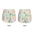 thumbnail image 3 of Salouo Watercolor Wildflowers Print Women's 2 in 1 Running Shorts Double-Layer Shorts Athletic Workout Gym Yoga Shorts Running Shorts for Women-Small, 3 of 7