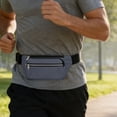 thumbnail image 6 of Mecorevxz Unisex Crosses Waist Bag Large Capacity Waist Pack/hip Pack with Adjustable Strap Suitable for Outdoor Sports Travel Hiking Cycling,26x13cm(Gray), 6 of 7