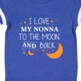 thumbnail image 4 of Inktastic I Love My Nonna to the Moon and Back Boys or Girls Baby Bodysuit, 4 of 5