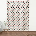 thumbnail image 3 of Ambesonne Mid Century Fabric by the Yard Upholstery, Retro Space Design, 2 Yards, Slate Blue Red Black, 3 of 4