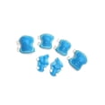 thumbnail image 4 of Rodilleras, coderas y muñequeras para ciclismo, esquí y patinaje en línea. Azul, 4 of 8