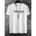 thumbnail image 2 of T-shirt Graphique Tendance pour Hommes - Col Rond Décontracté, Mélange de Polyester Extensible, Lavable en Machine - Parfait pour l'Été pour Adultes, Hommes, Femmes, Adolescents, Adolescents, Fête des Pères, Fête des Mères, Nouveau, 2 of 7