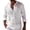 White #5, variant on LNZGNM Mens Button Down Long Sleeve Shirt Beach Summer Collared Shirts Lightweight Cotton Linen Solid Color Shirts Stylish Hawaiian Tops,Royal Blue M