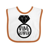 Inktastic Ring Bearer Wedding Party Boys or Girls Baby Bib