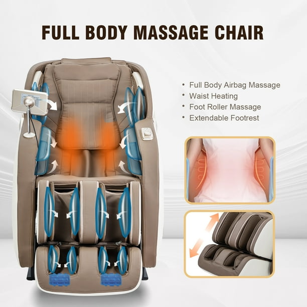 MassaMAX 2025 Version 3D Full Body Massage Chair, Zero Gravity